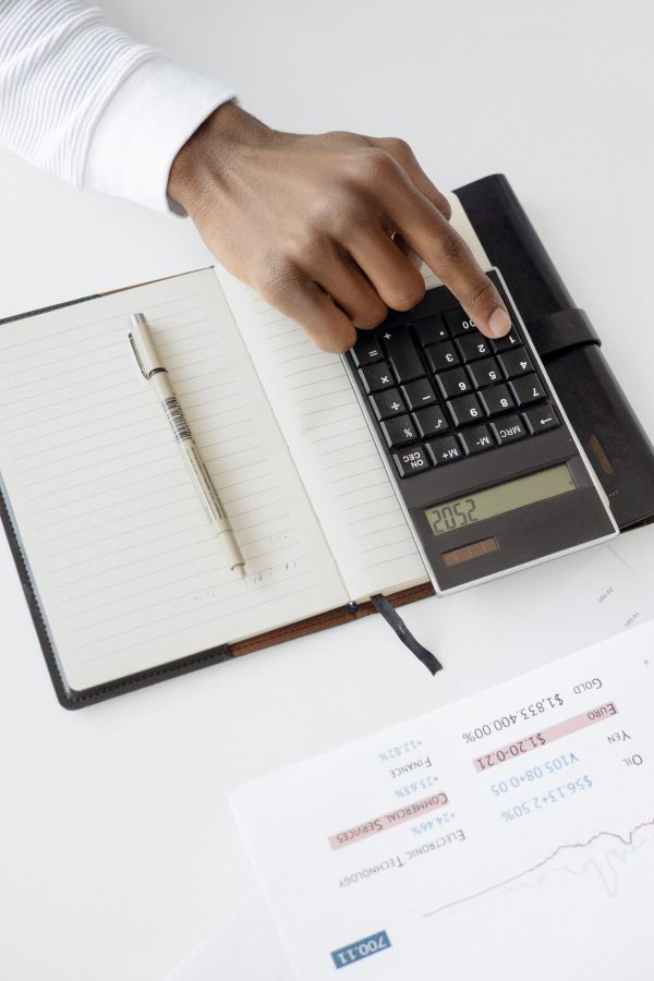 calculator notebook invoice high rental yield