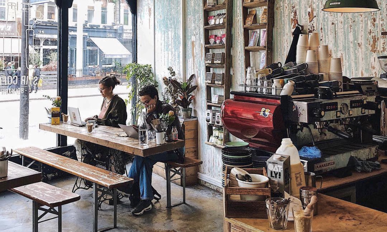 London cafes to work in