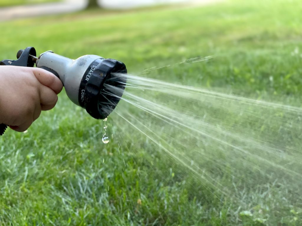 Reduce your water bill by using a hose less