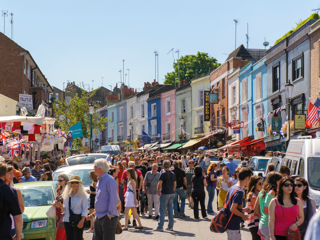 things to do in Notting Hill - Portobello Road Market