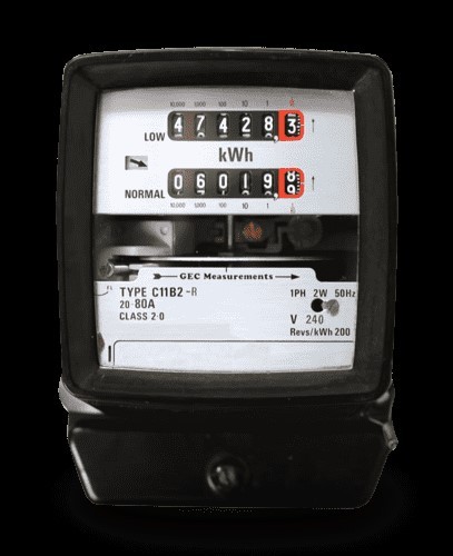 How to read a two rate digital meter