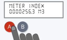 How to read a smart meter with A and B buttons under the screen