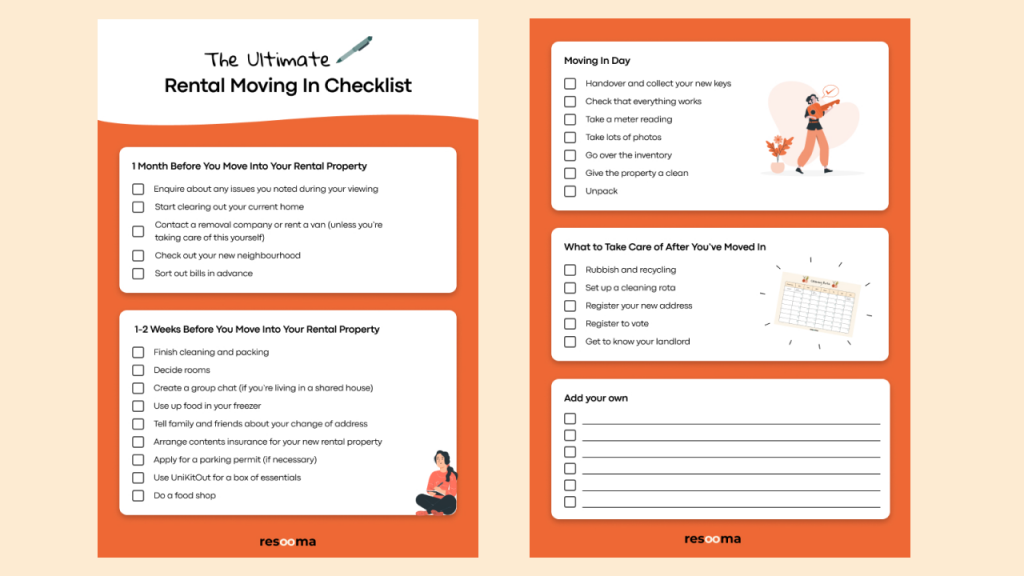 new house checklist